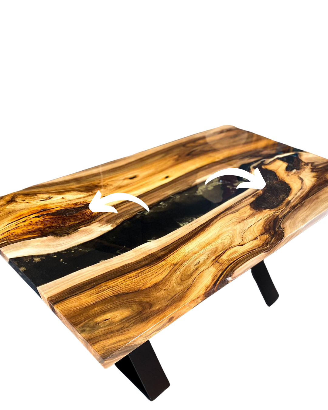 stolová deska 3D efekt epoxid
